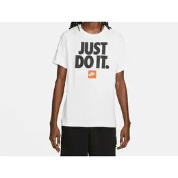 NIKE: Белая футболка  NSW
