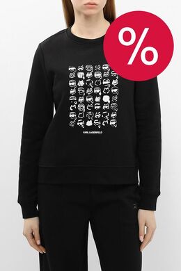 Karl Lagerfeld: Хлопковый свитшот 