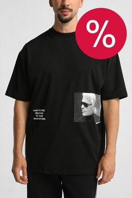 Karl Lagerfeld: Хлопковая футболка 
