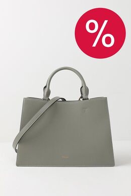 Furla: Сумка цвета хаки 