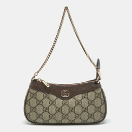 Gucci: Бежевая сумка  GG Supreme
