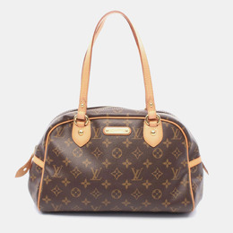 Louis Vuitton: Коричневая сумка 