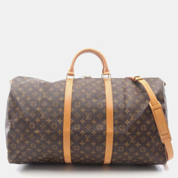 Louis Vuitton: Коричневая дорожная сумка  Keepall