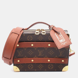 Louis Vuitton: Коричневая сумка 