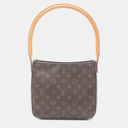 Louis Vuitton: Коричневая сумка  Looping