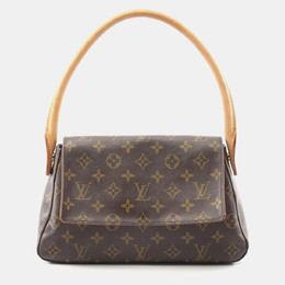 Louis Vuitton: Коричневая сумка  Looping