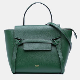 Celine: Зелёная поясная сумка 
