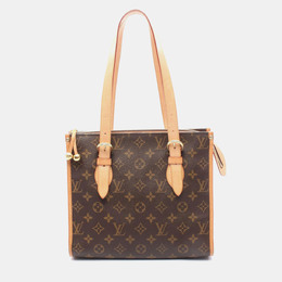 Louis Vuitton: Коричневая сумка-шоппер 