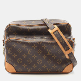 Louis Vuitton: Коричневая сумка через плечо 