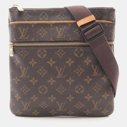 Louis Vuitton: Коричневая сумка  Pochette