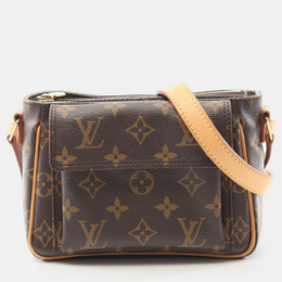 Louis Vuitton: Коричневая сумка через плечо 