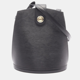 Louis Vuitton: Чёрная сумка  Épi