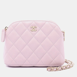 Chanel: Фиолетовая сумка 