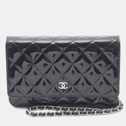 Chanel: Чёрная сумка через плечо 