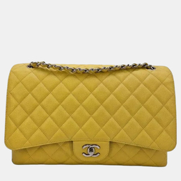 Chanel: Жёлтая сумка 