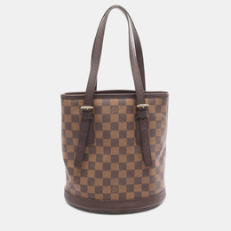 Louis Vuitton: Коричневая сумка-шоппер 