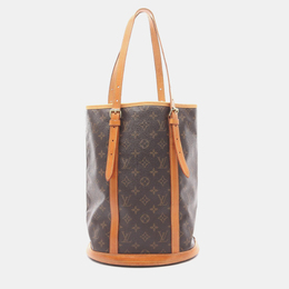 Louis Vuitton: Коричневая сумка-шоппер 