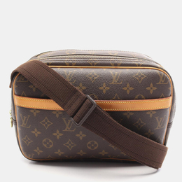 Louis Vuitton: Коричневая сумка через плечо 