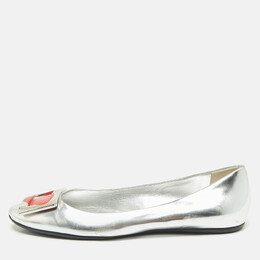 Roger Vivier: Серебристые балетки 