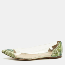 Gianvito Rossi: Многоцветные балетки  Plexi