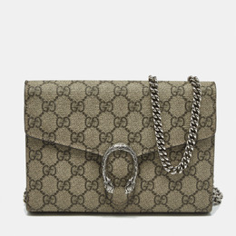 Gucci: Бежевый кошелёк  GG Supreme