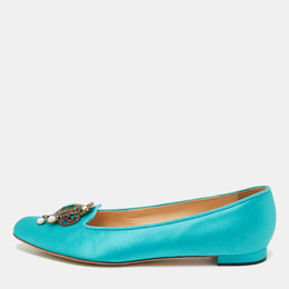 Manolo Blahnik: Зелёные балетки 