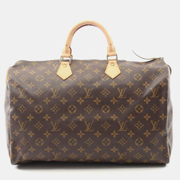 Louis Vuitton: Коричневая сумка  Speedy