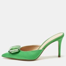 Gianvito Rossi: Зелёные сабо 