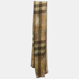Burberry: Зелёный шарф 