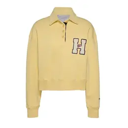 Tommy Jeans: Жёлтый свитшот 