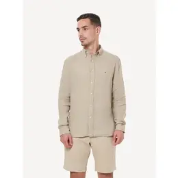 TOMMY HILFIGER: Бежевая рубашка 