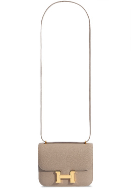 HERMES: Серая сумка 