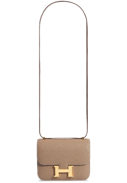 HERMES: Коричневая сумка 