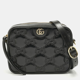 Gucci: Чёрная сумка  GG