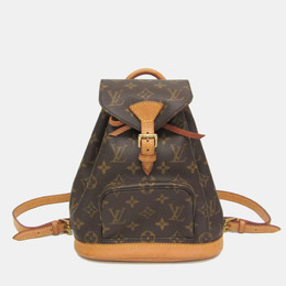 Louis Vuitton: Коричневый рюкзак 