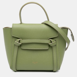 Celine: Зелёная поясная сумка 