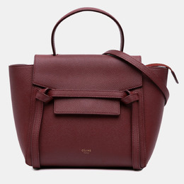 Celine: Красная поясная сумка 