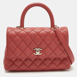 Chanel: Красная сумка на руку 