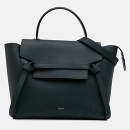 Celine: Зелёная поясная сумка 