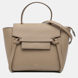 Celine: Бежевая поясная сумка 