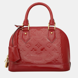 Louis Vuitton: Красная сумка  Alma BB
