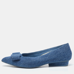 Salvatore Ferragamo: Голубые балетки  Varina