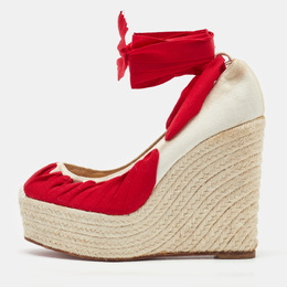 Christian Louboutin: Белые мокасины 