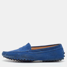 Tod's: Голубые мокасины 