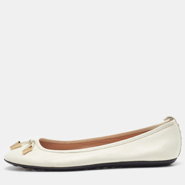 Tod's: Белые балетки 