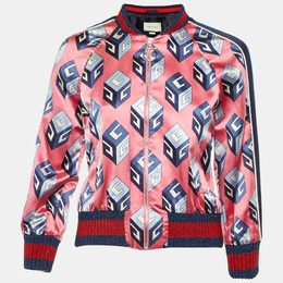 Gucci: Розовая куртка  GG