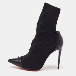 Christian Louboutin: Чёрные ботинки 