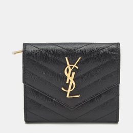 Saint Laurent Paris: Чёрный кошелёк 