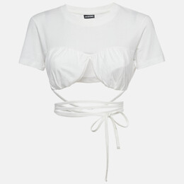 Jacquemus: Белый топ 