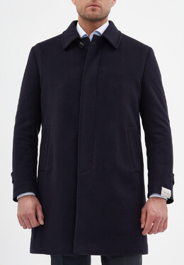 Corneliani: Синее пальто 